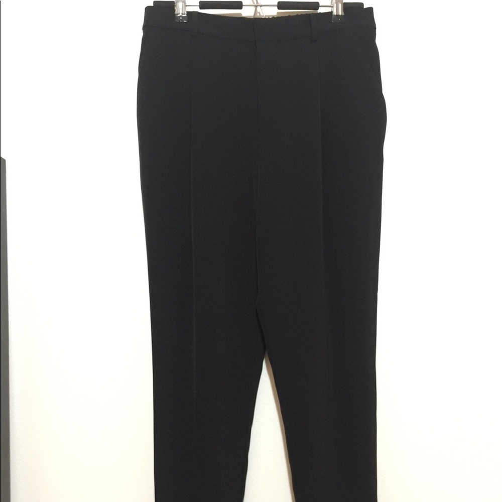 Uniqlo Black Work Pants (with elastic)